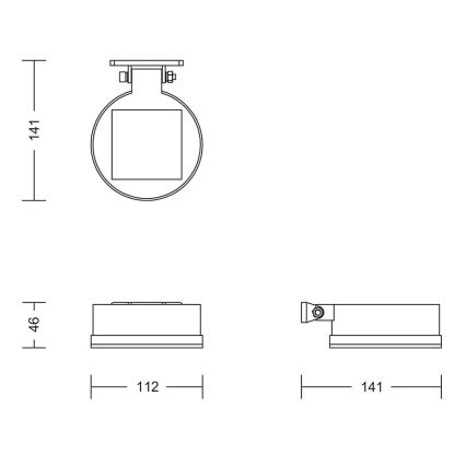 Philips - LED Solárne nástenné svietidlo VYNCE LED/1,5W/3,7V IP44