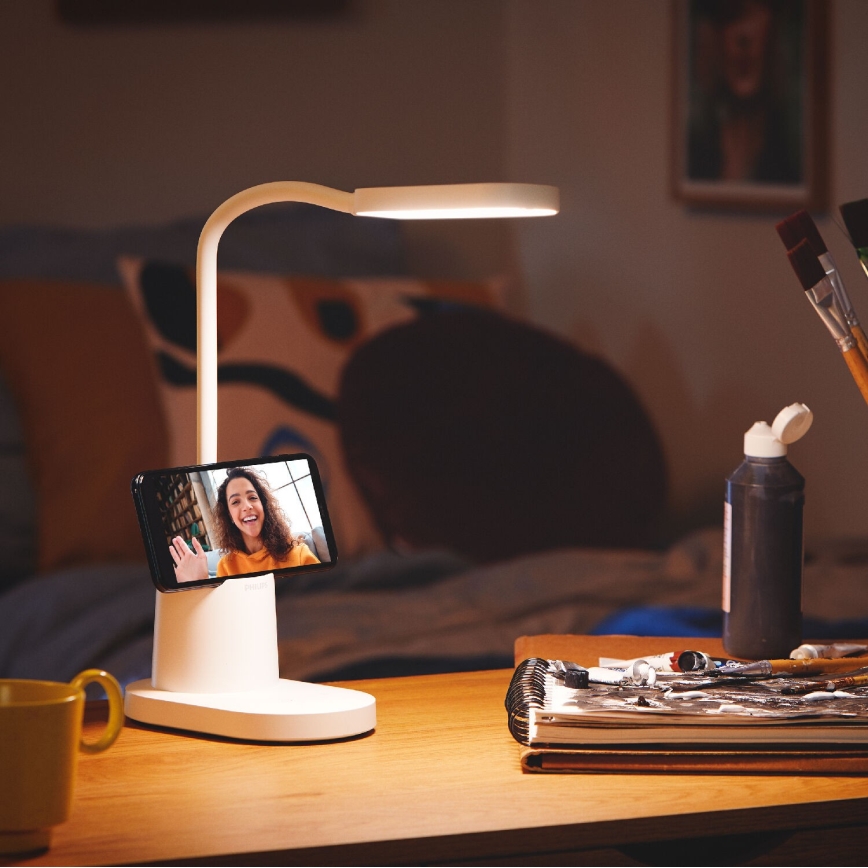 Philips - LED Stmievateľná dotyková stolná lampa BUCKET LED/7W/5V 1800 mAh 3000/4000/5700K CRI 90