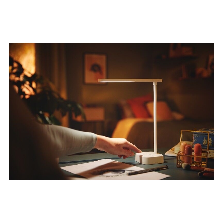 Philips - LED Stmievateľná dotyková stolná lampa TILPA LED/5W/5V