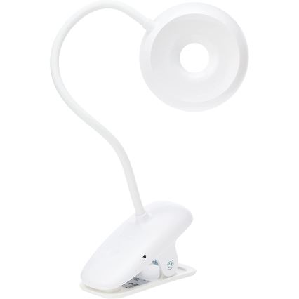 Philips - LED Stmievateľná lampa s klipom DONUTCLIP LED/3W/5V 1200 mAh CRI 90 biela