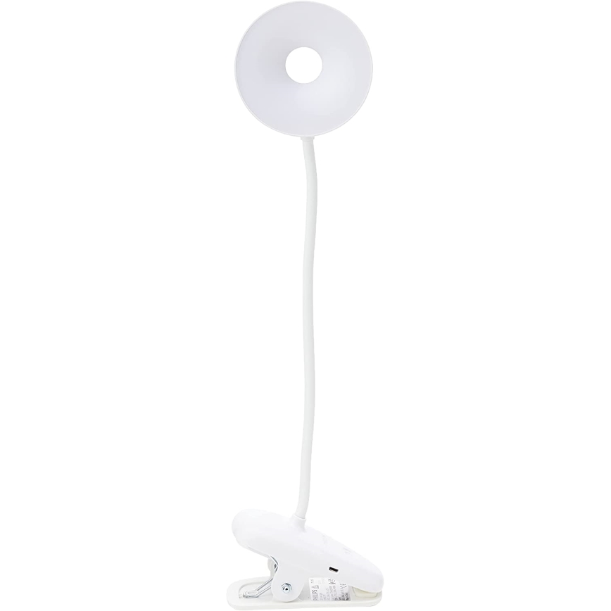 Philips - LED Stmievateľná lampa s klipom DONUTCLIP LED/3W/5V 1200 mAh CRI 90 biela