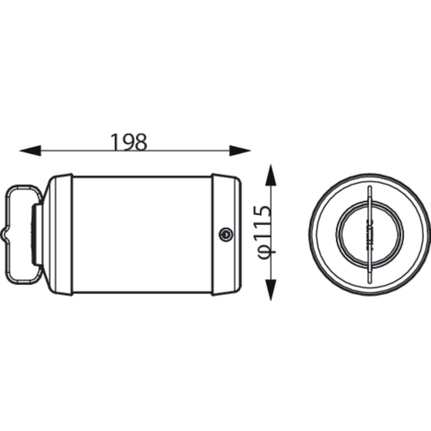 Philips - LED Stmievateľná prenosná lampa CICERO LED/6W/5V 4000 mAh IP54