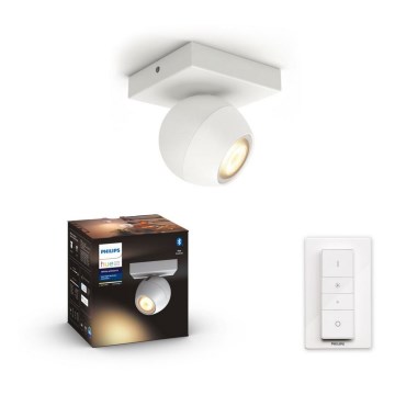 Philips - LED Stmievateľné bodové svietidlo Hue BUCKRAM 1xGU10/5W/230V + diaľkové ovládanie