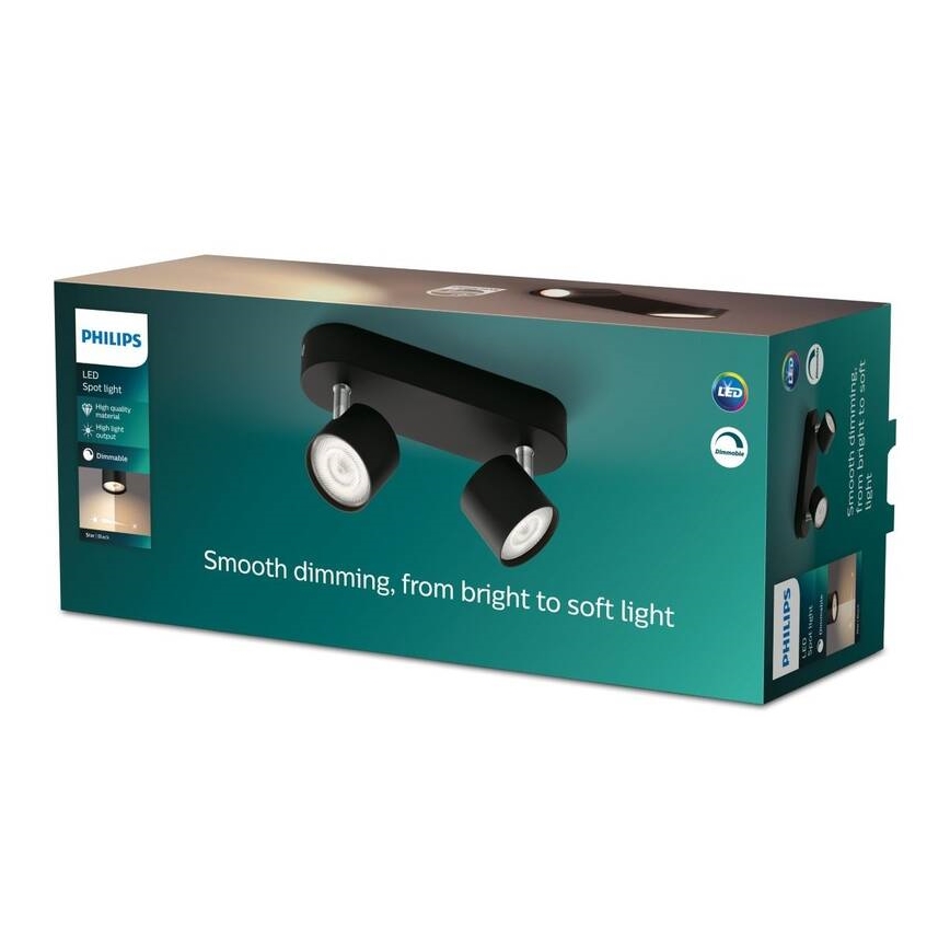 Philips - LED Stmievateľné bodové svietidlo 2xLED/4,5W/230V