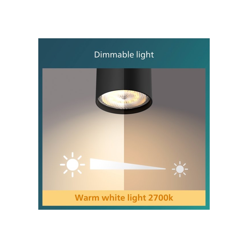 Philips - LED Stmievateľné bodové svietidlo 3xLED/4,5W/230V