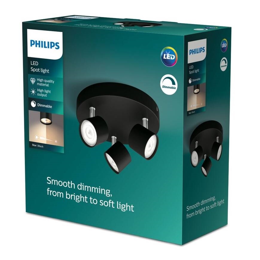 Philips - LED Stmievateľné bodové svietidlo 3xLED/4,5W/230V