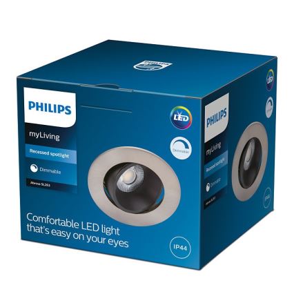 Philips - LED Stmievateľné kúpeľňové svietidlo ABROSA 1xLED/9W/230V IP44