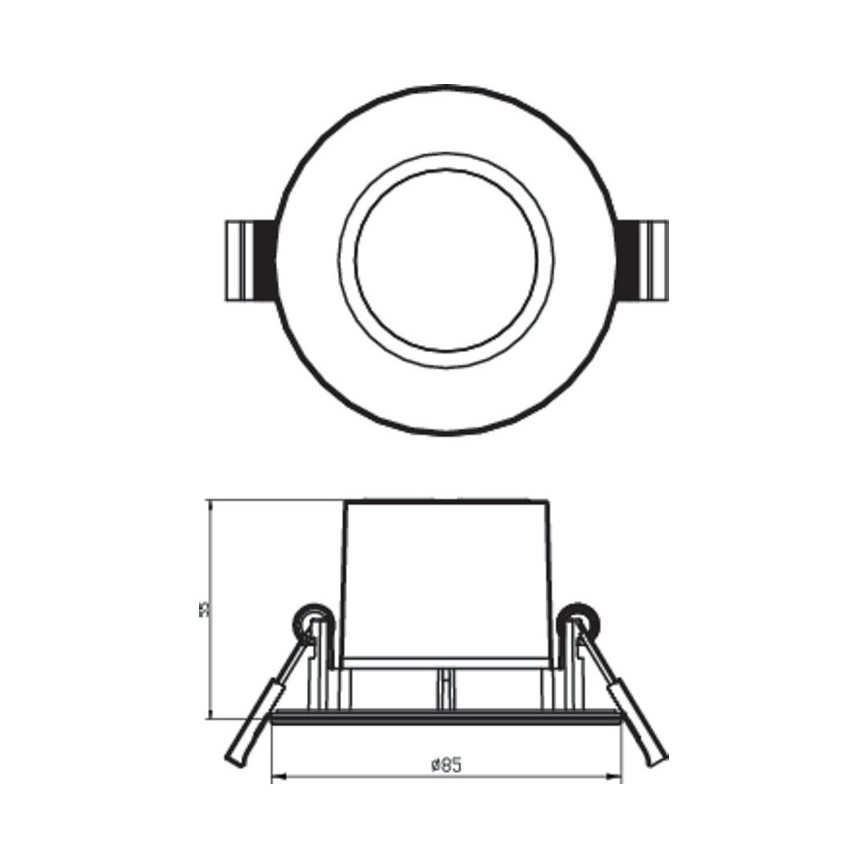 Philips - LED Stmievateľné kúpeľňové svietidlo DIVE 1xLED/5,5W/230V IP65