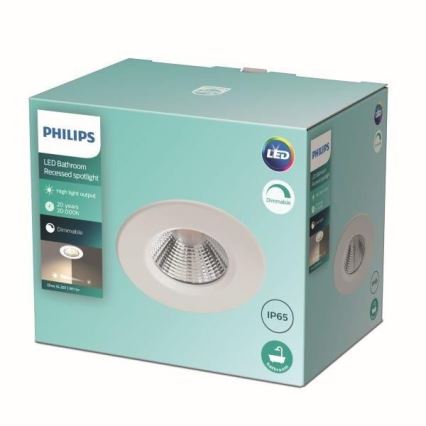 Philips - LED Stmievateľné kúpeľňové svietidlo LED/5,5W/230V 2700K IP65