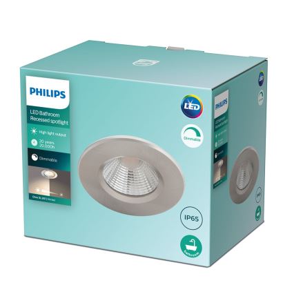 Philips - LED Stmievateľné kúpeľňové svietidlo LED/5,5W/230V 2700K IP65