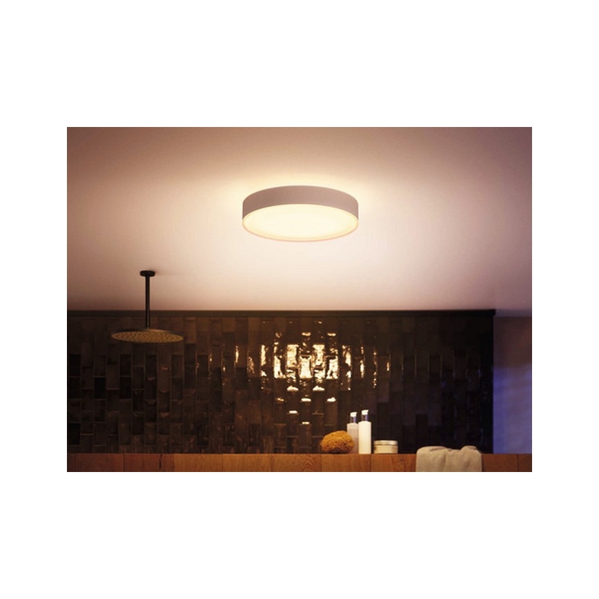 Philips - Stmievateľné kúpelňové svietidlo Hue DEVERE LED/19,2W/230V IP44 pr. 381 mm 2200-6500K + diaľkové ovládanie