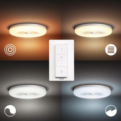 Philips - LED Stmievateľné kúpeľňové svietidlo Hue STRUANA LED/27W/230V IP44 + diaľkové ovládanie