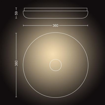 Philips - LED Stmievateľné kúpeľňové svietidlo Hue STRUANA LED/27W/230V IP44 + diaľkové ovládanie