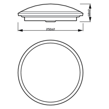 Philips - LED Stmievateľné kúpeľňové stropné svietidlo SCENE SWITCH LED/12W/230V IP44