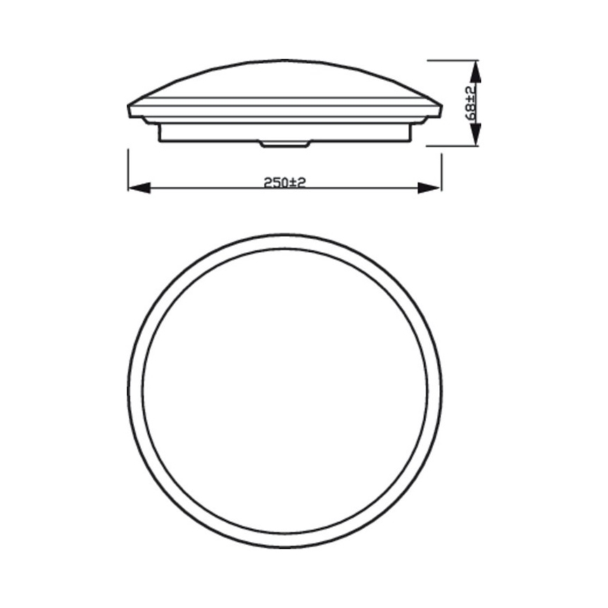 Philips - LED Stmievateľné kúpeľňové stropné svietidlo SCENE SWITCH LED/12W/230V IP44