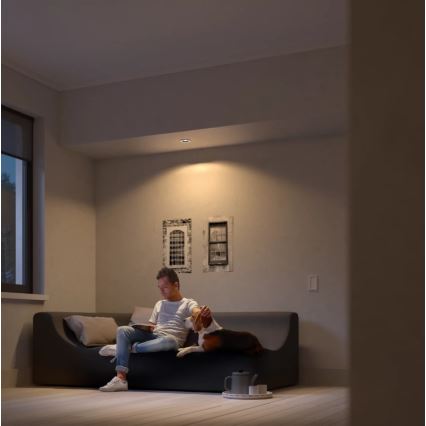 Philips - LED Stmievateľné podhľadové svietidlo Hue MILLISKIN 1xGU10/4,2W/230V 2200-6500K biela