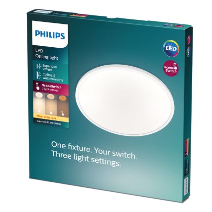 Philips - LED Stmievateľné stropné svietidlo 1xLED/15W/230V 2700K