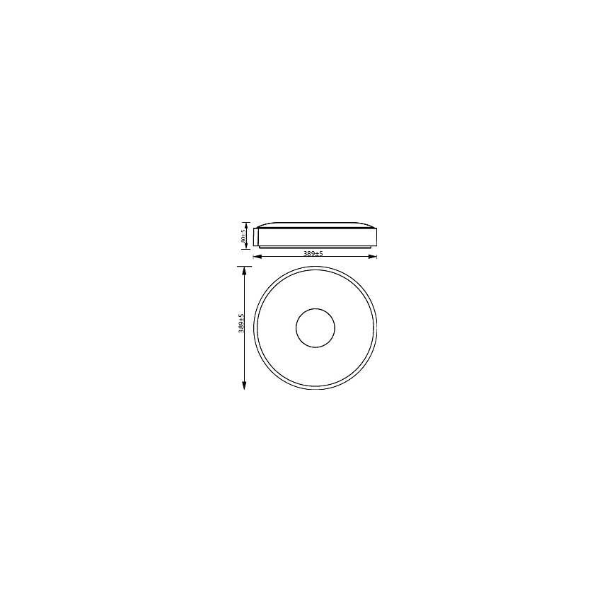 Philips - LED Stmievateľné stropné svietidlo COINER SCENE SWITCH LED/24W/230V 2700K biela