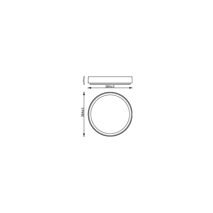 Philips - LED Stmievateľné stropné svietidlo HANNO LED/24W/230V 2700K čierna