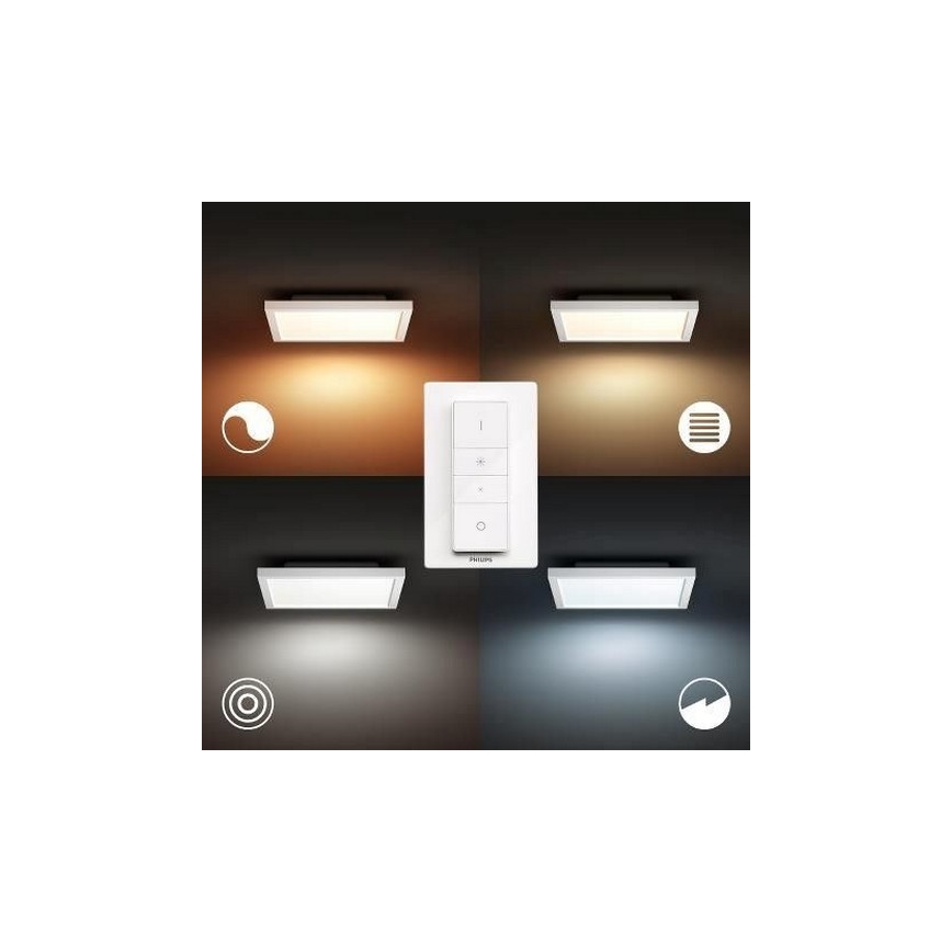 Philips - LED Stmievateľné stropné svietidlo Hue LED/19W/230V 2200-6500K + diaľkové ovládanie