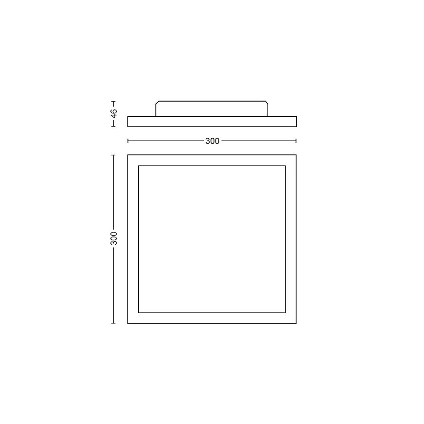 Philips - LED Stmievateľné stropné svietidlo Hue LED/19W/230V 2200-6500K + diaľkové ovládanie
