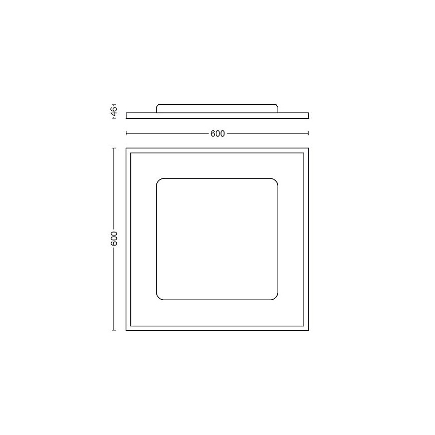 Philips - LED Stmievateľné stropné svietidlo Hue LED/39W/230V 2200-6500K + diaľkové ovládanie