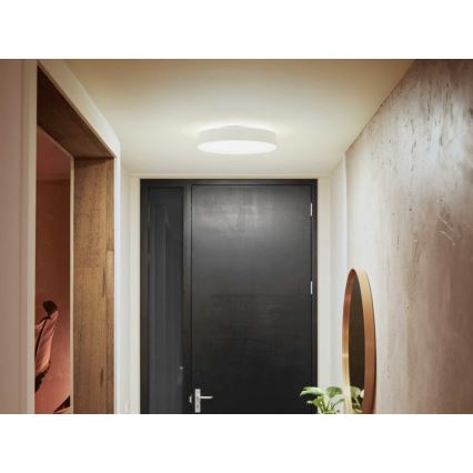 Philips - LED Stmievateľné stropné svietidlo Hue LED/19,2W/230V 2200-6500K pr. 381 mm biela + diaľkové ovládanie