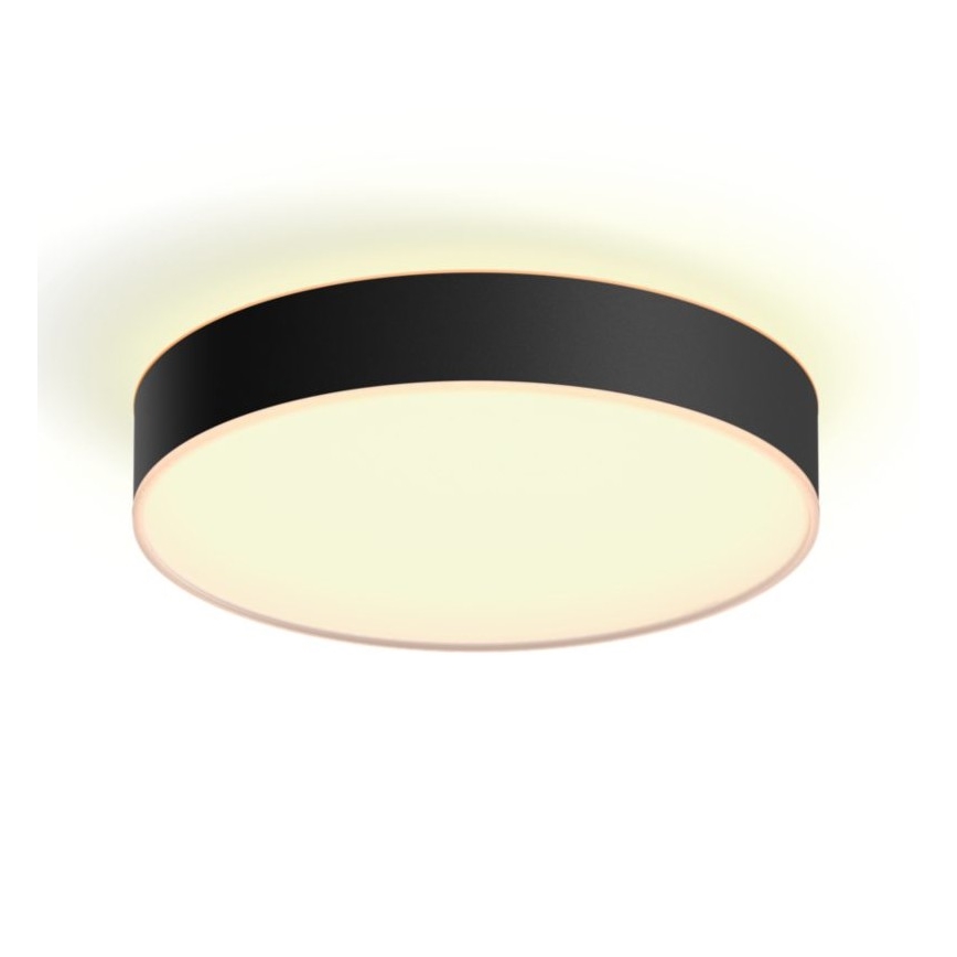Philips - LED Stmievateľné stropné svietidlo Hue LED/19,2W/230V 2200-6500K pr. 381 mm čierna + diaľkové ovládanie