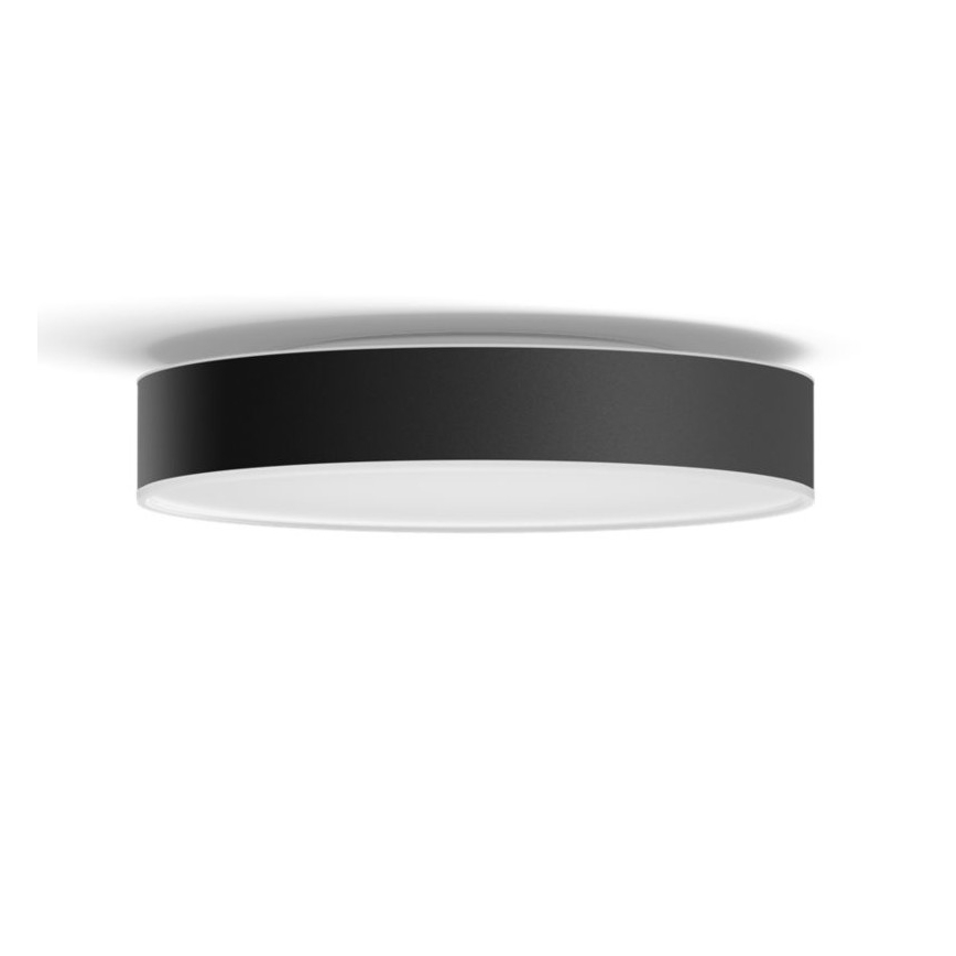 Philips - LED Stmievateľné stropné svietidlo Hue LED/19,2W/230V 2200-6500K pr. 381 mm čierna + diaľkové ovládanie