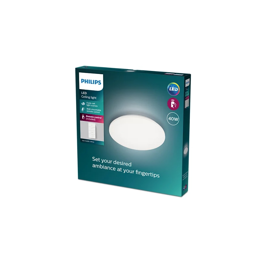 Philips - LED Stmievateľné stropné svietidlo LED/40W/230V 2700-6500K + diaľkové ovládanie