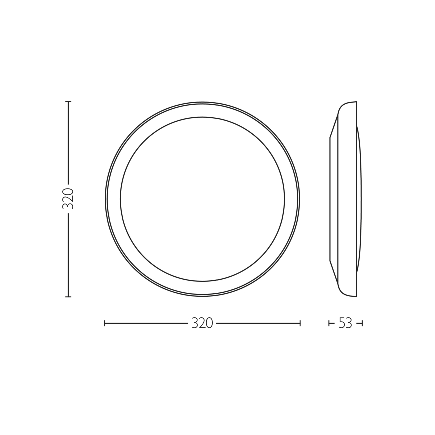 Philips - LED Stmievateľné stropné svietidlo PEBBLO SCENE SWITCH LED/10W/230V 2700K biela