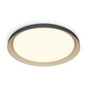 Philips - LED Stmievateľné stropné svietidlo PEBBLO SCENE SWITCH LED/10W/230V 2700K čierna