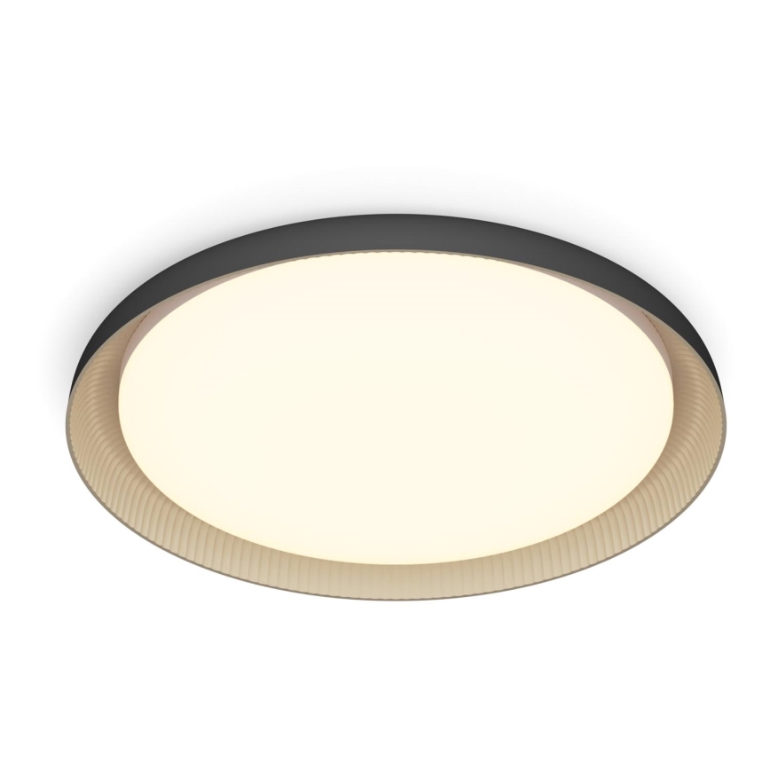 Philips - LED Stmievateľné stropné svietidlo PEBBLO SCENE SWITCH LED/10W/230V 2700K čierna