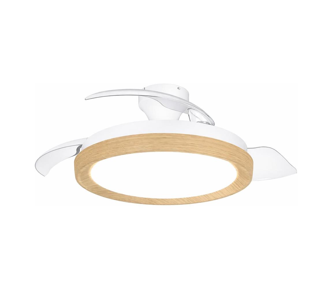 Philips - LED stmievateľné stropné svietidlo s látorom BLISS LED/35W/230V hnedé + diaľkové ovládanie 872110312829400