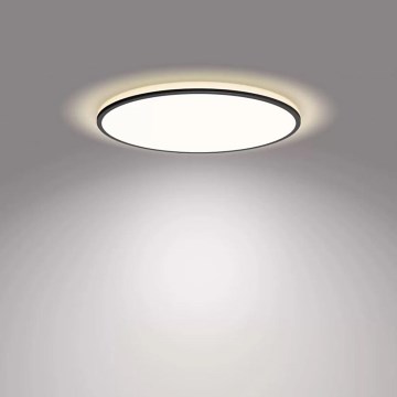 Philips - LED Stmievateľné stropné svietidlo SCENE SWITCH LED/18W/230V pr. 30 cm 4000K čierna