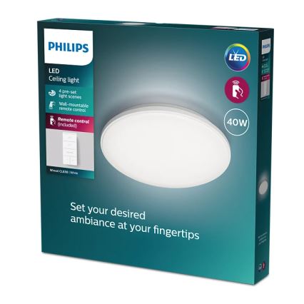 Philips - LED Stmievateľné stropné svietidlo LED/40W/230V 2700-6500K + diaľkové ovládanie