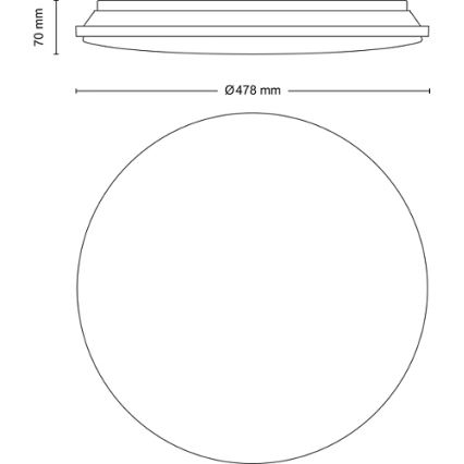 Philips - LED Stmievateľné stropné svietidlo LED/40W/230V 2700-6500K + diaľkové ovládanie