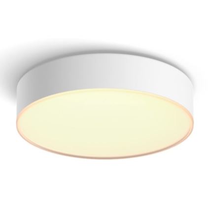 Philips - LED Stmievateľné stropné svietidlo Hue LED/9,6W/230V 2200–6500K pr. 261 mm biela + diaľkové ovládanie