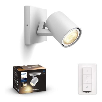 Philips - LED Stmievateľné svietidlo Hue RUNNER 1xGU10/5W/230V + diaľkové ovládanie