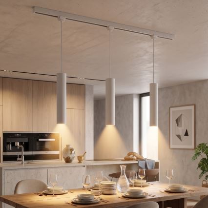 Philips - LED stmievateľný luster na lanku v lištovom systéme EASYLINK 3xGU10/6,2W/230V 2200-2700K 1m biela