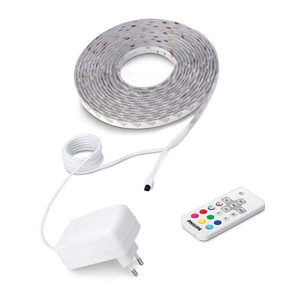 Philips - LED Stmievateľný pásik 5m RGB LED/17W