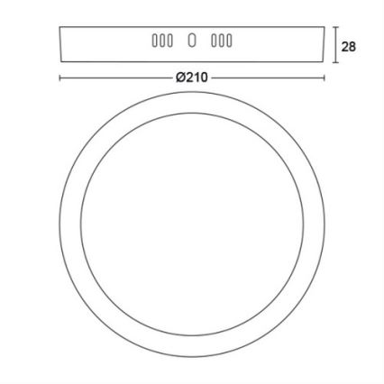 Philips - LED Stropné svietidlo LED/12W/230V 2700K biela