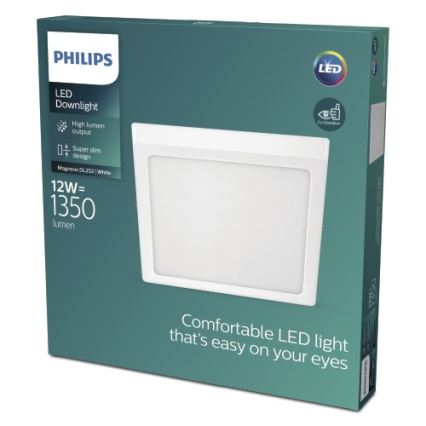 Philips - LED Stropné svietidlo LED/12W/230V 4000K biela