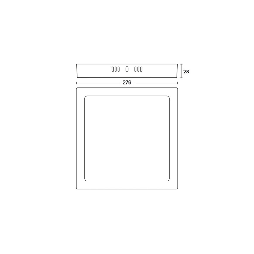 Philips - LED Stropné svietidlo LED/20W/230V 2700K biela