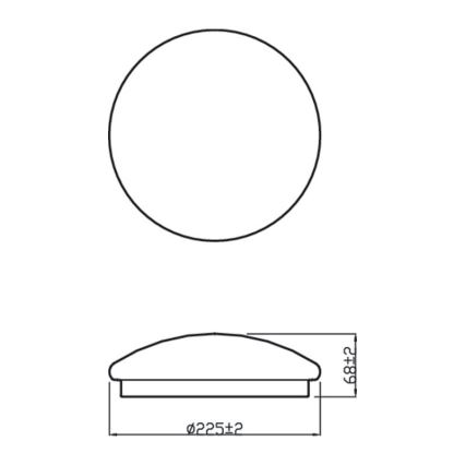 Philips - LED Stropné svietidlo MOIRE CL200 LED/6W/230V