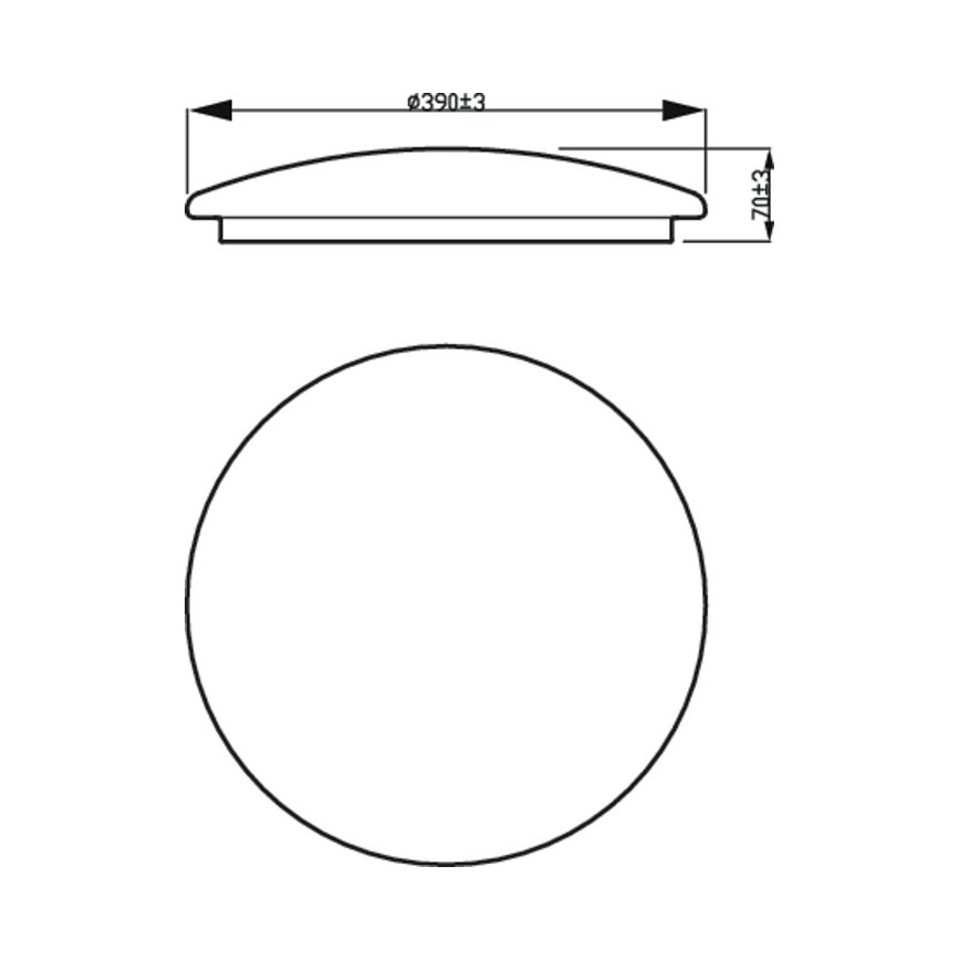 Philips - LED Stropné svietidlo LED/20W/230V 2700K