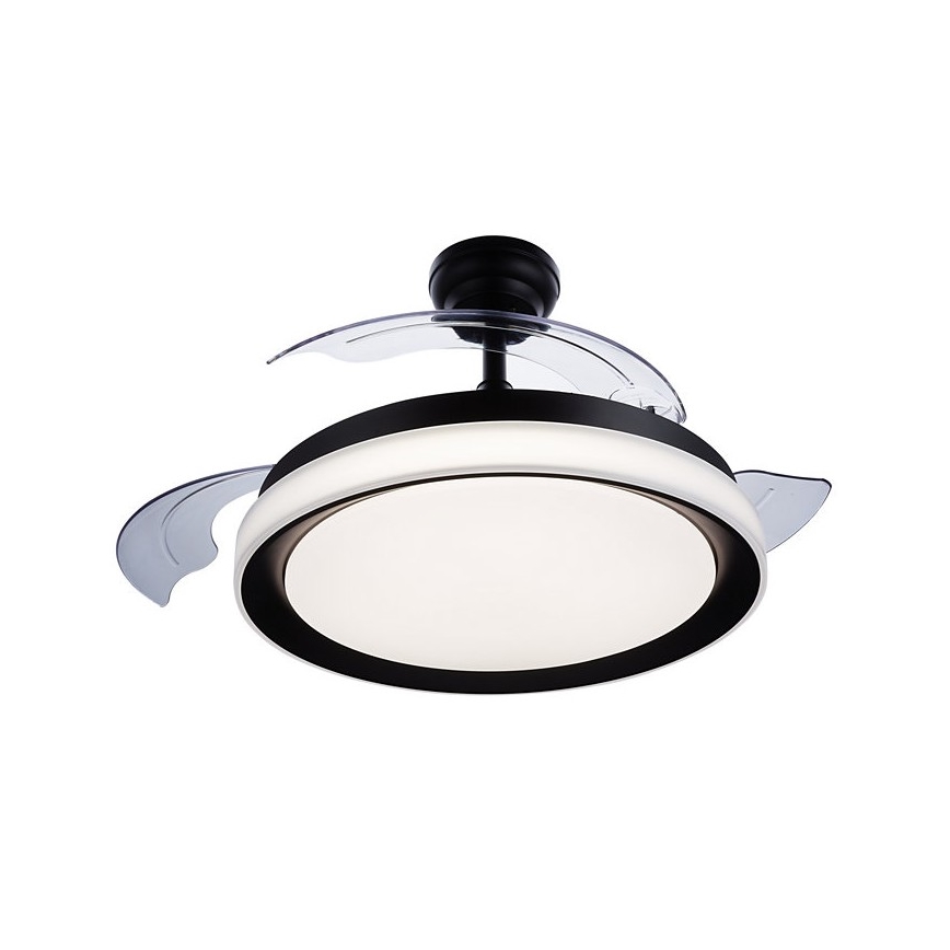 Philips - LED Stropný ventilátor   LED/35W/230V 5500/4000/2700K čierna + diaľkové ovládanie