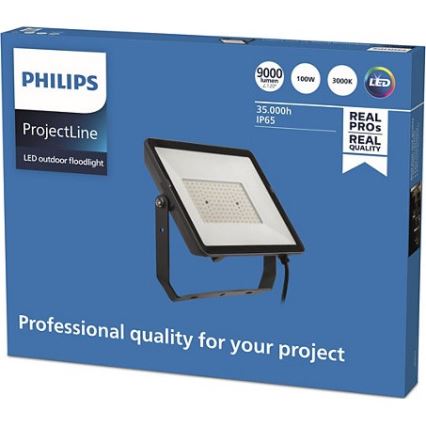 Philips - LED Vonkajší reflektor PROJECTLINE LED/100W/230V IP65 3000K