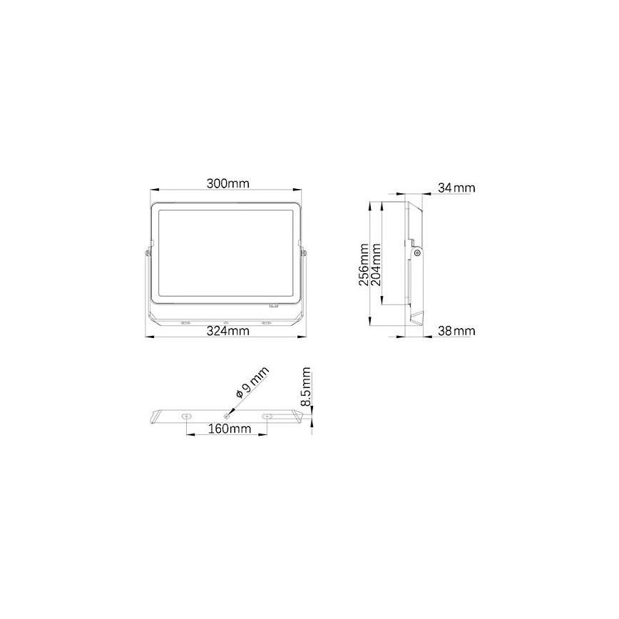 Philips - LED Vonkajší reflektor PROJECTLINE LED/100W/230V IP65 4000K