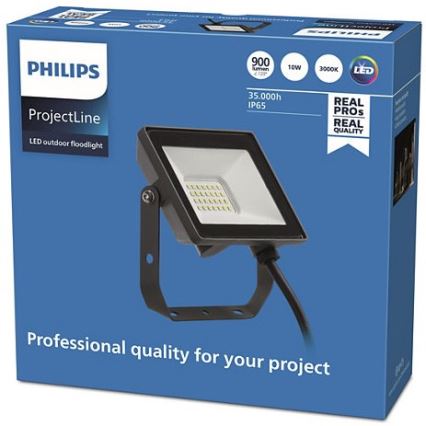 Philips - LED Vonkajší reflektor PROJECTLINE LED/10W/230V IP65 3000K